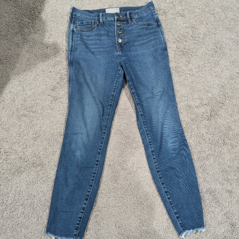 Everlane The Vintage Skinny Jean 27 Ankle Raw Hem‎